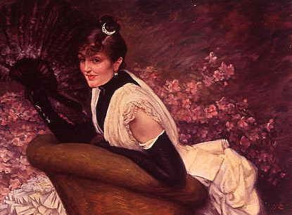 Photo of "AN ELEGANT FIGURE" by JACQUES JOSEPH TISSOT