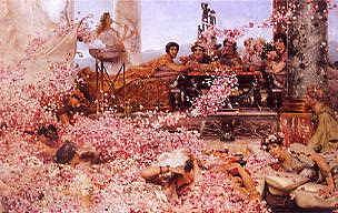 Photo of "ROSES OF HELIOGABALUS" by SIR LAWRENCE ALMA-TADEMA