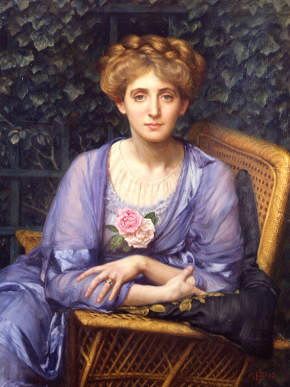 Photo of "PORTRAIT OF LADY MARKHAM" by SIR EDWARD JOHN POYNTER