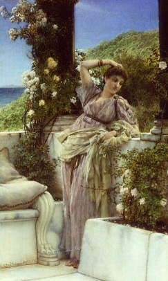 Photo of "ROSE OF ALL THE ROSES" by SIR LAWRENCE ALMA-TADEMA