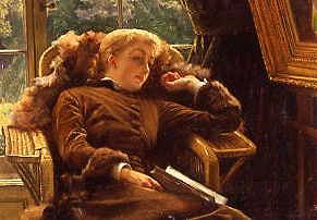 Photo of "REVERIE, 1878" by JAMES JACQUES TISSOT
