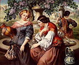 Photo of "THE VILLAGE GOSSIPS" by DANIEL MACLISE